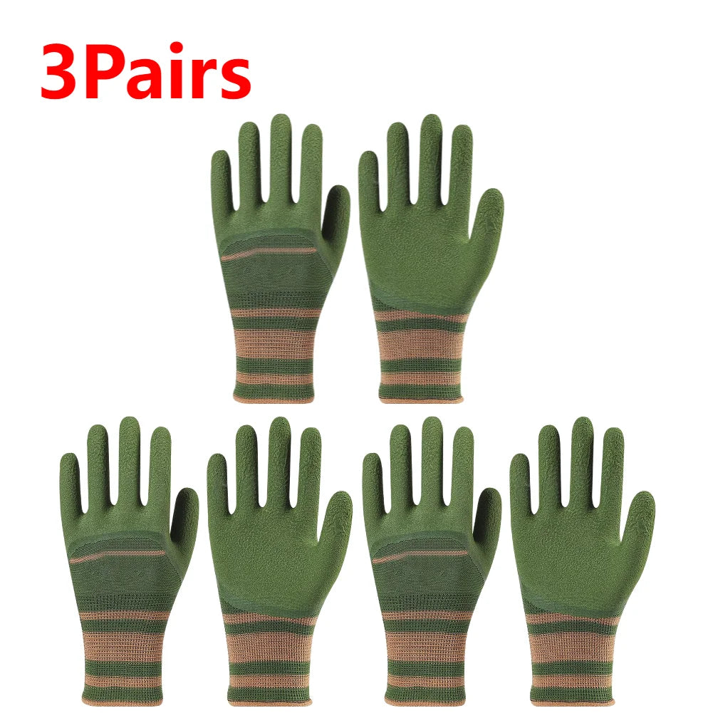 1-10 Pairs Gardening Gloves Thorn Proof