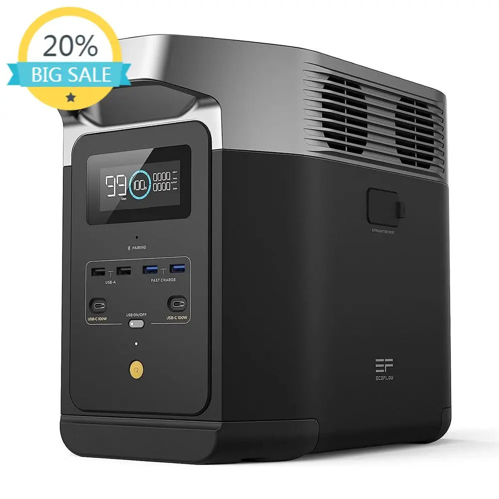 1800W Portable Power Station 1024Wh Battery,