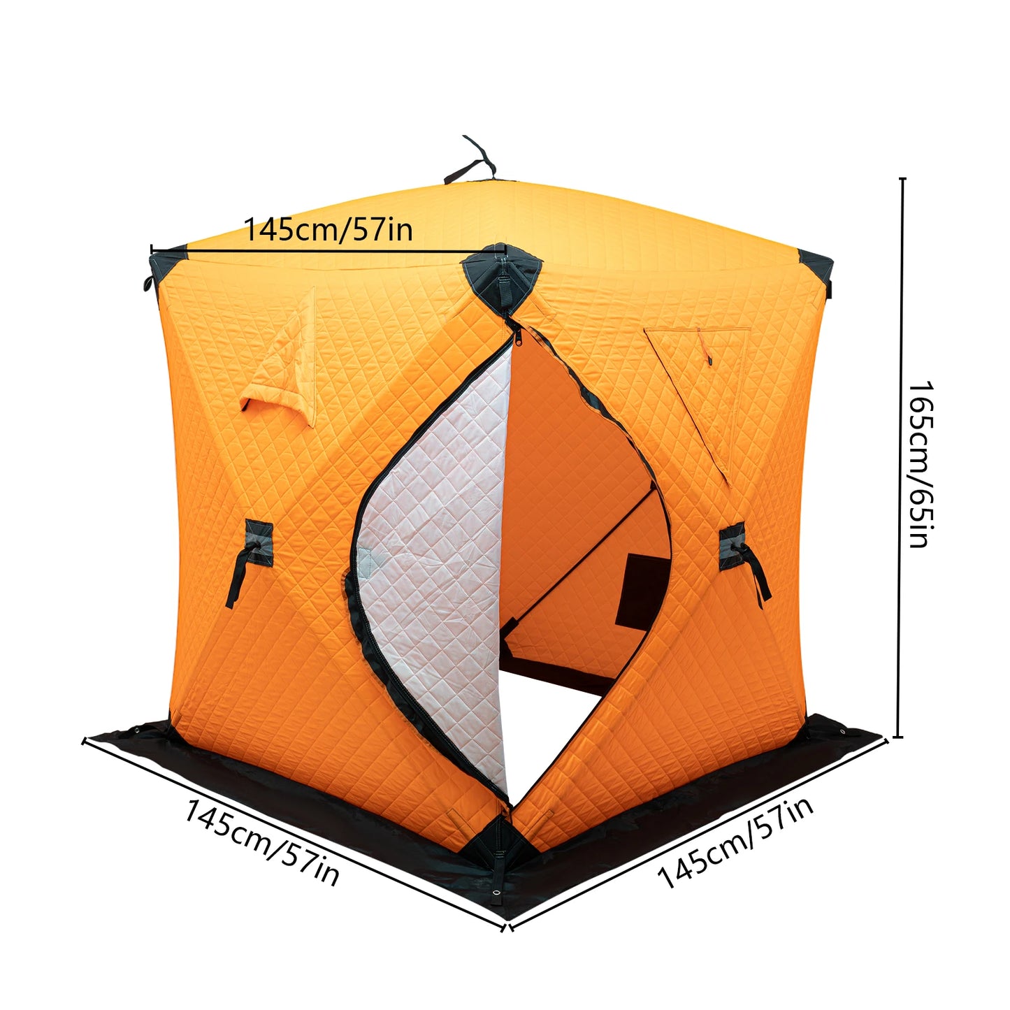 Ice Fishing Tent Outdoor Square Thermal Shelter