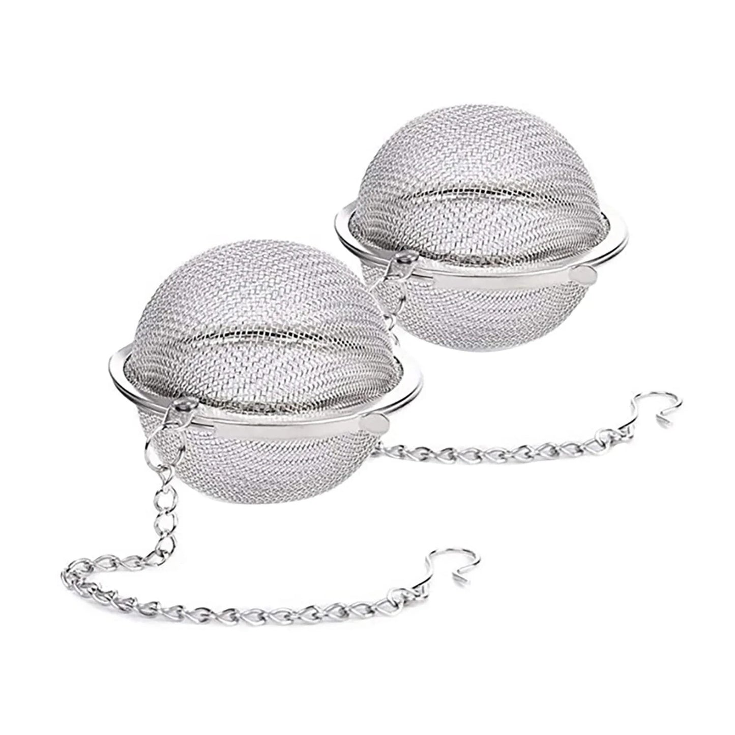 10-2pcs Stainless Loose Tea Ball Diffuser