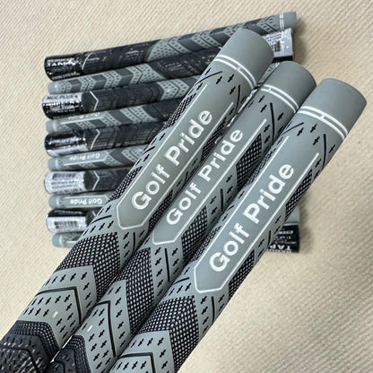 13 pieces of grey Golf Pride MCC PLUS4