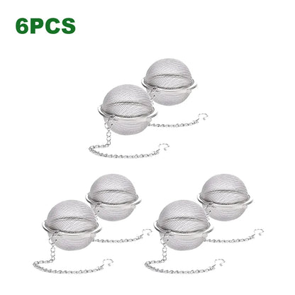 10-2pcs Stainless Loose Tea Ball Diffuser