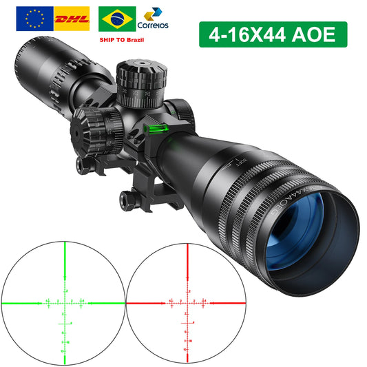 4-16x44 Hunting Scopes Red Green Illuminated Sight