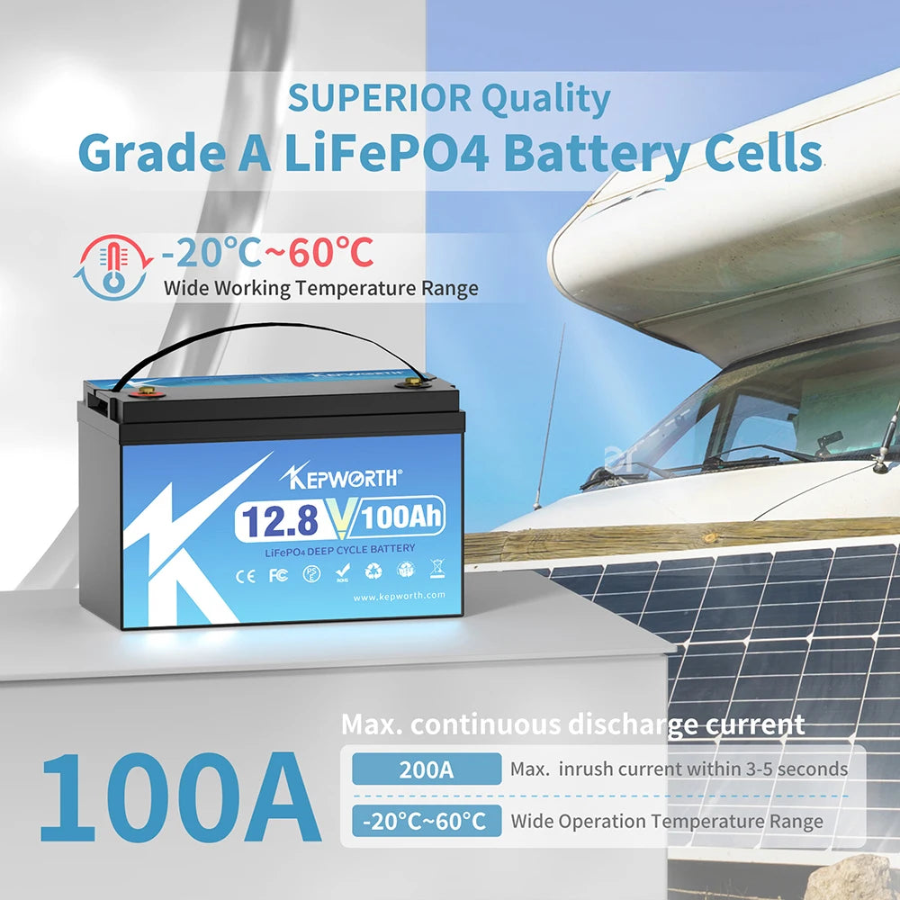 12V 100Ah Lithium Iron Phosphate Battery