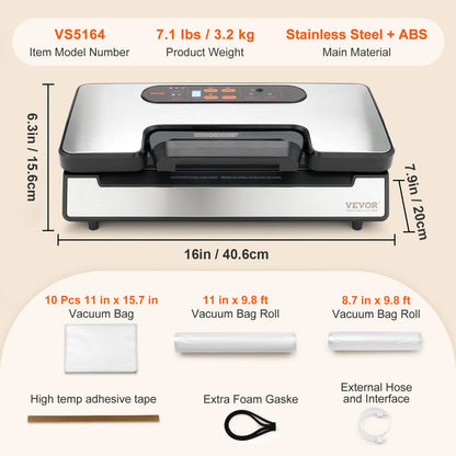 Vacuum Sealer Machine Food Packager