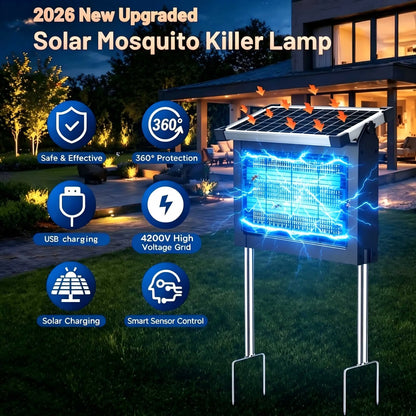 Solar Bug Zapper Outdoor,