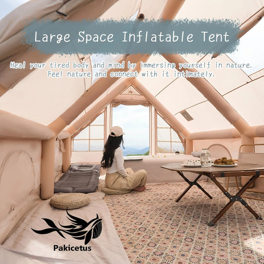 Inflatable Camping Tent with Skylight