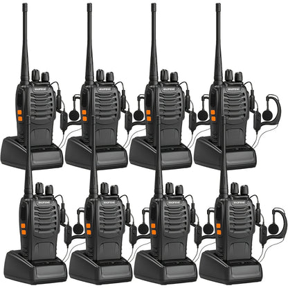 6/8Pcs Walkie Talkie 470MHz Long Range Transceiver