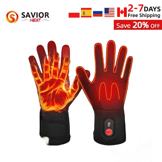 Rechargeable Heated Gloves Liner Electric