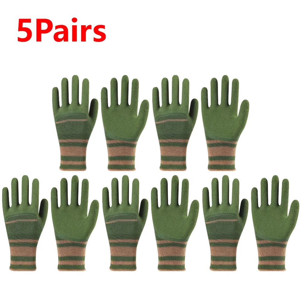 1-10 Pairs Gardening Gloves Thorn Proof