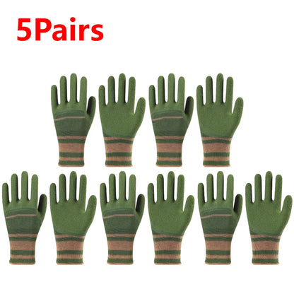 1-10 Pairs Gardening Gloves Thorn Proof