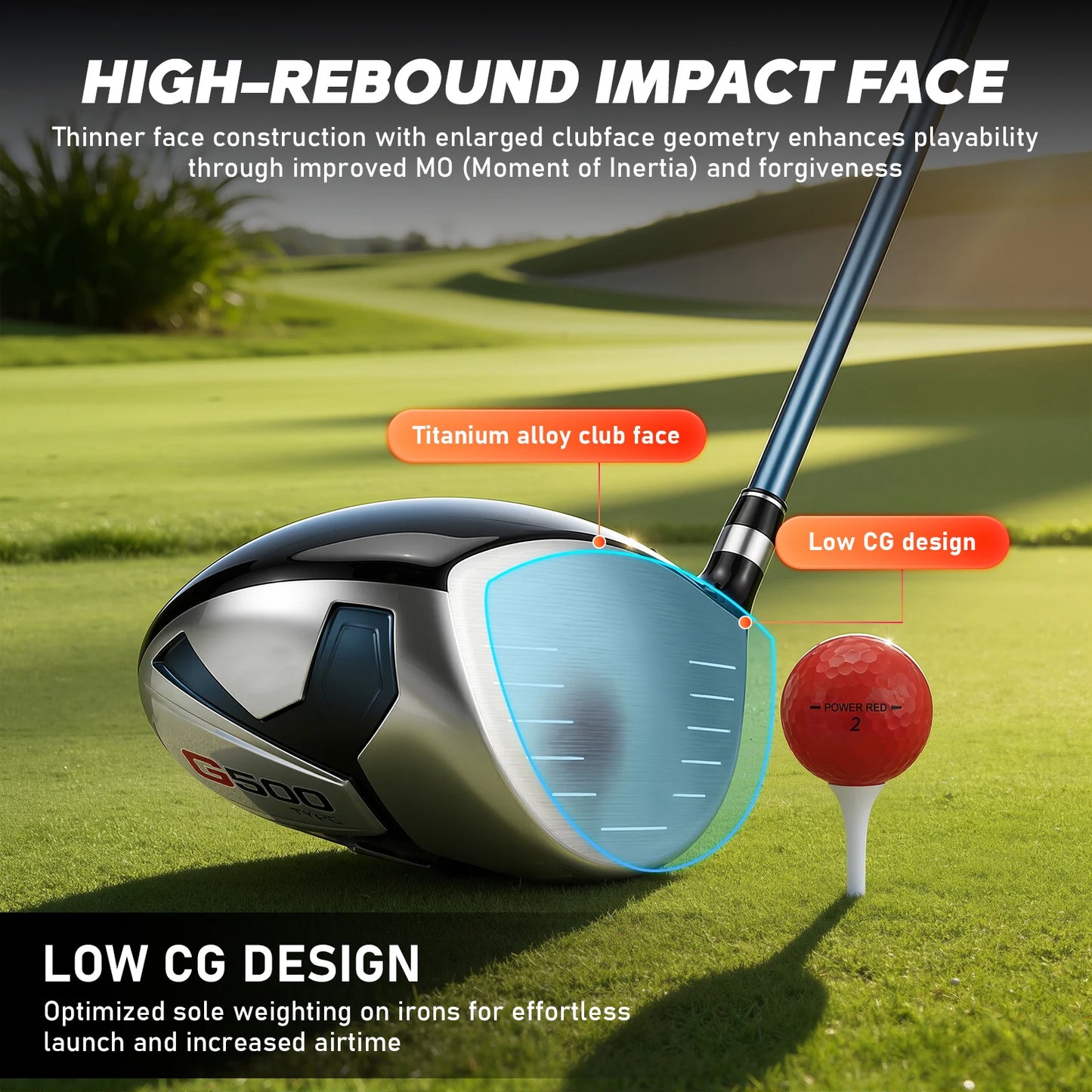 1 Set Men's Golf Club Set