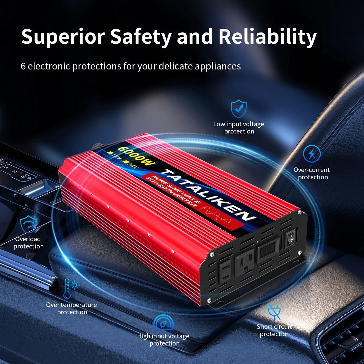 Pure Sine Wave Inverter 12v converter