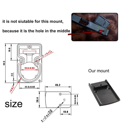 Mini Red Dot Sight Collimator Sight Scope
