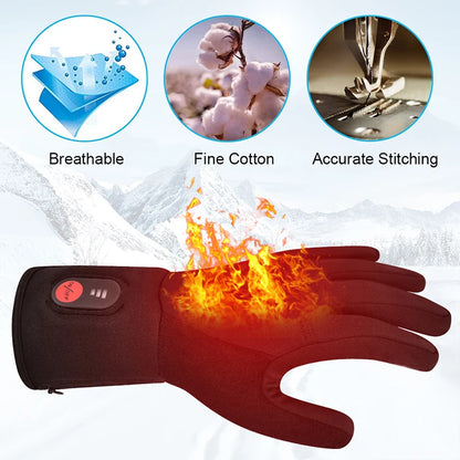 Rechargeable Heated Gloves Liner Electric