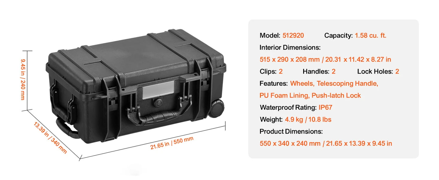 IP67 Weatherproof Protective Case