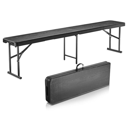 Plastic Folding Bench  6 FT Portable Folding Bench