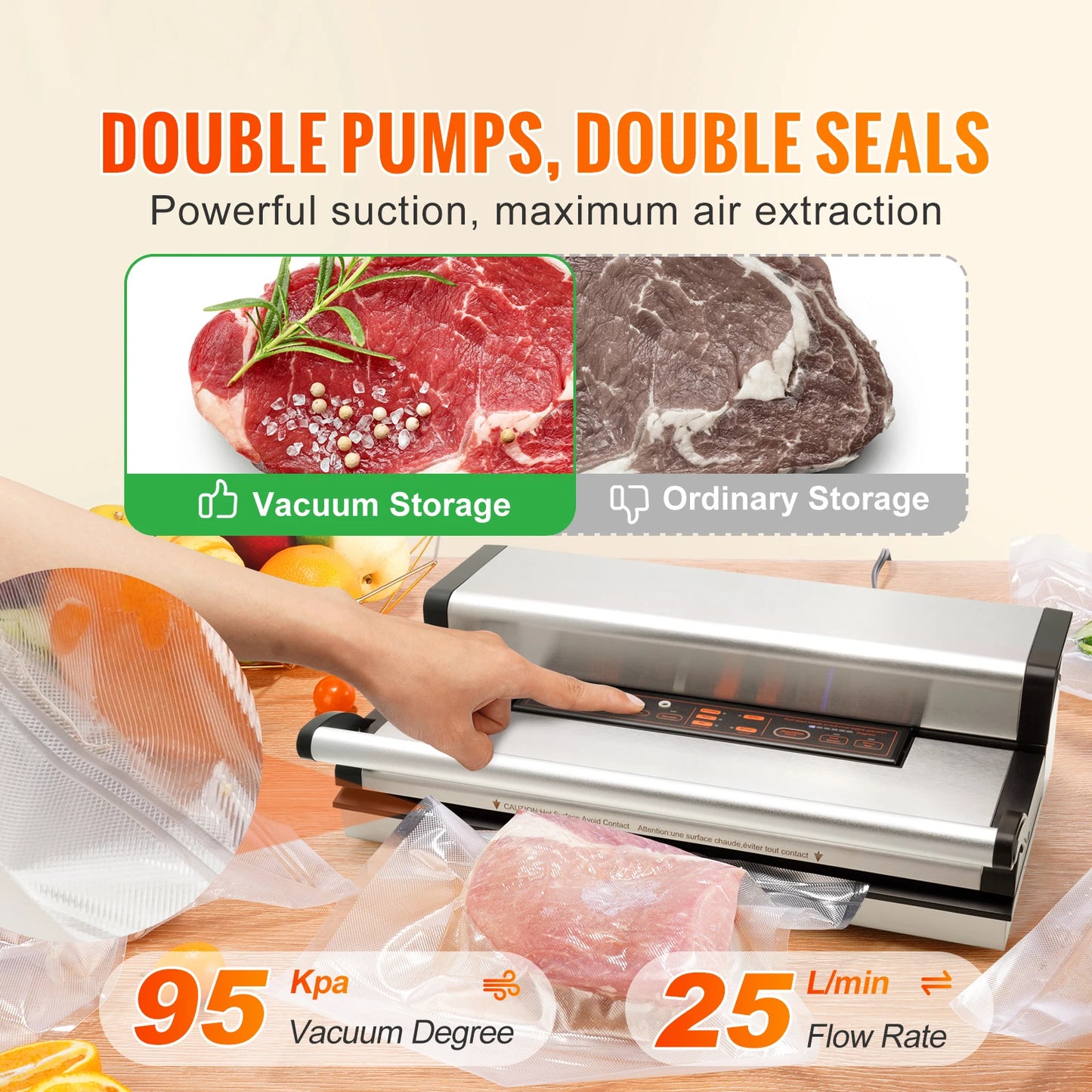 Vacuum Sealer Machine Food Packager