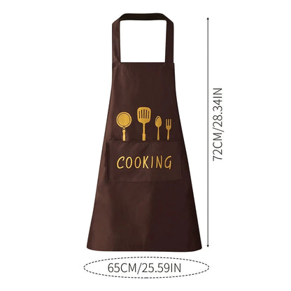 Printed Apron Unisex Kitchen Cooking
