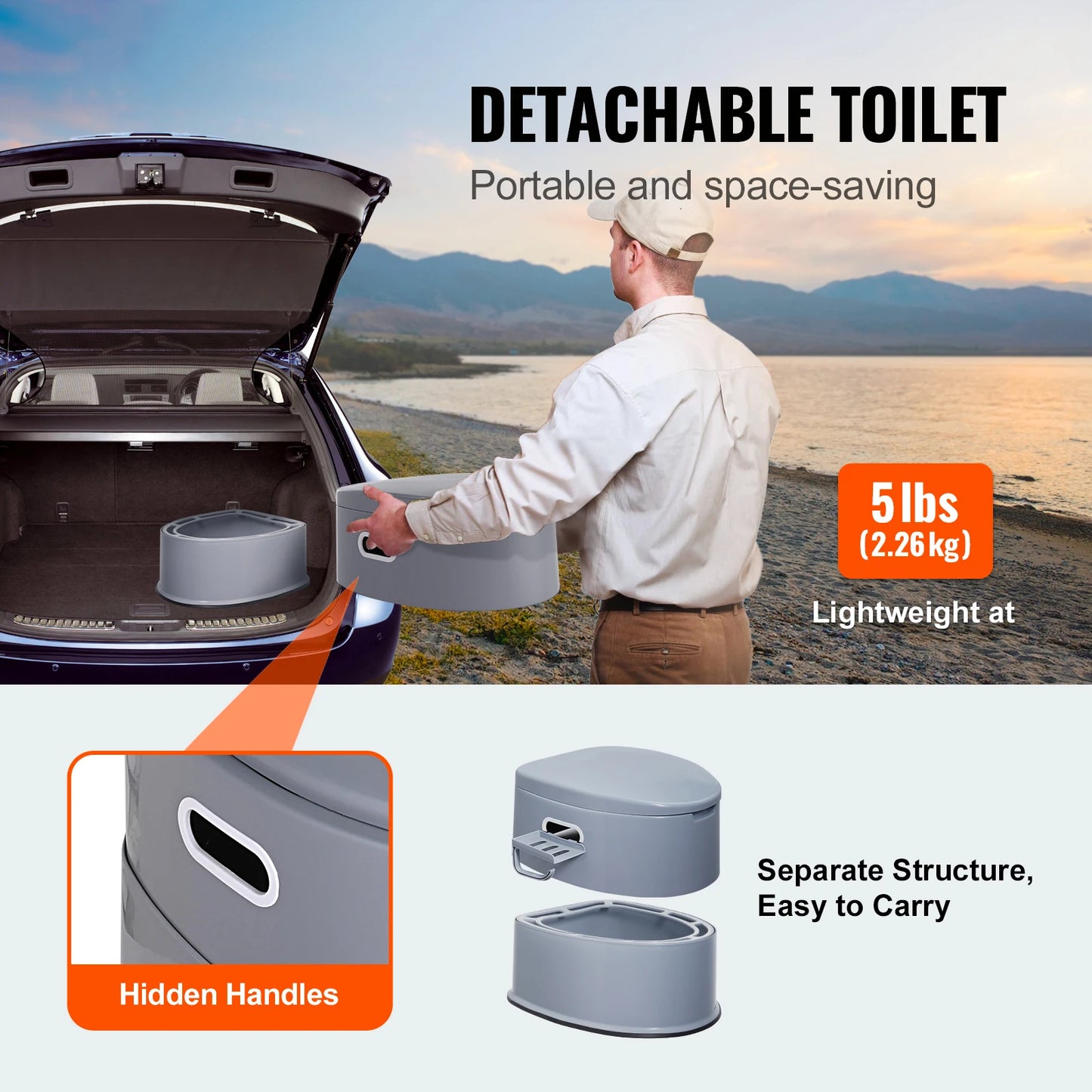 Portable Toilet for Camping Porta Potty