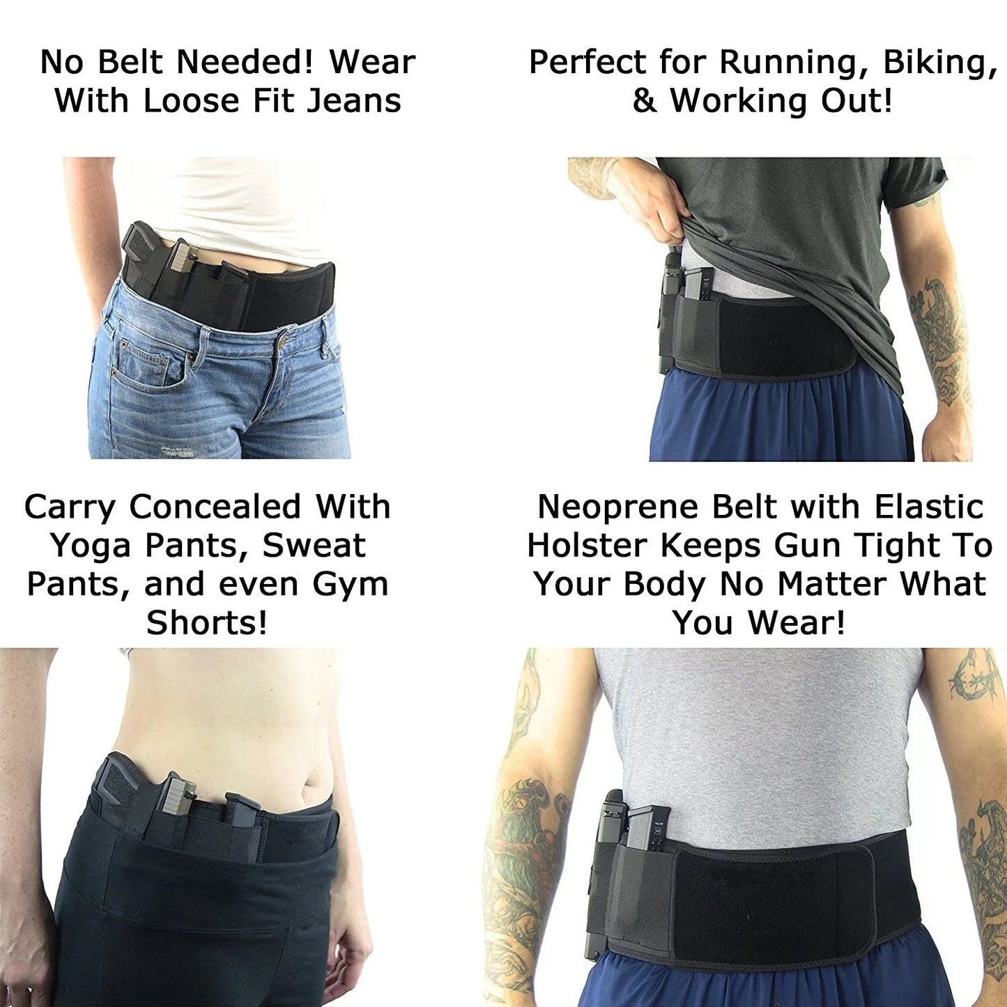 Tactical Portable Belly Holster Concealed Carry