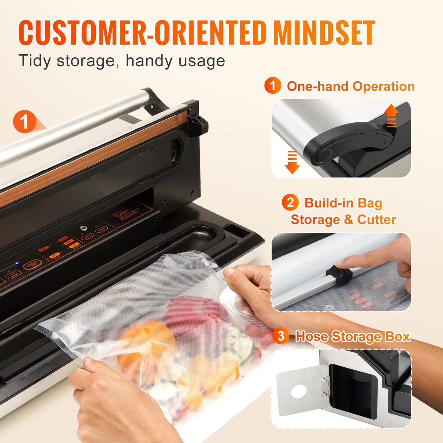 Vacuum Sealer Machine Food Packager