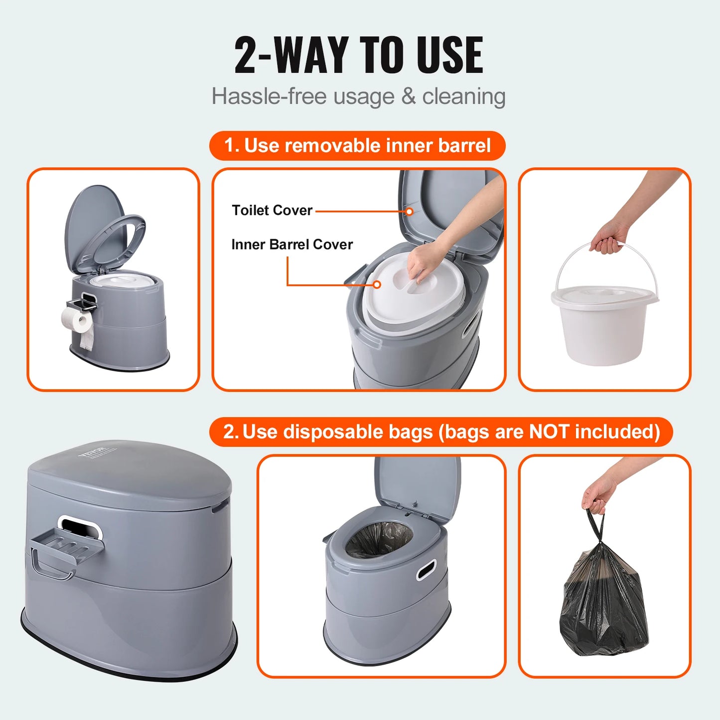 Portable Toilet for Camping Porta Potty