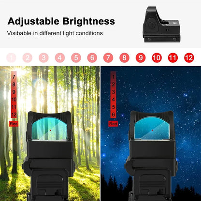 Mini Red Dot Sight Collimator Sight Scope