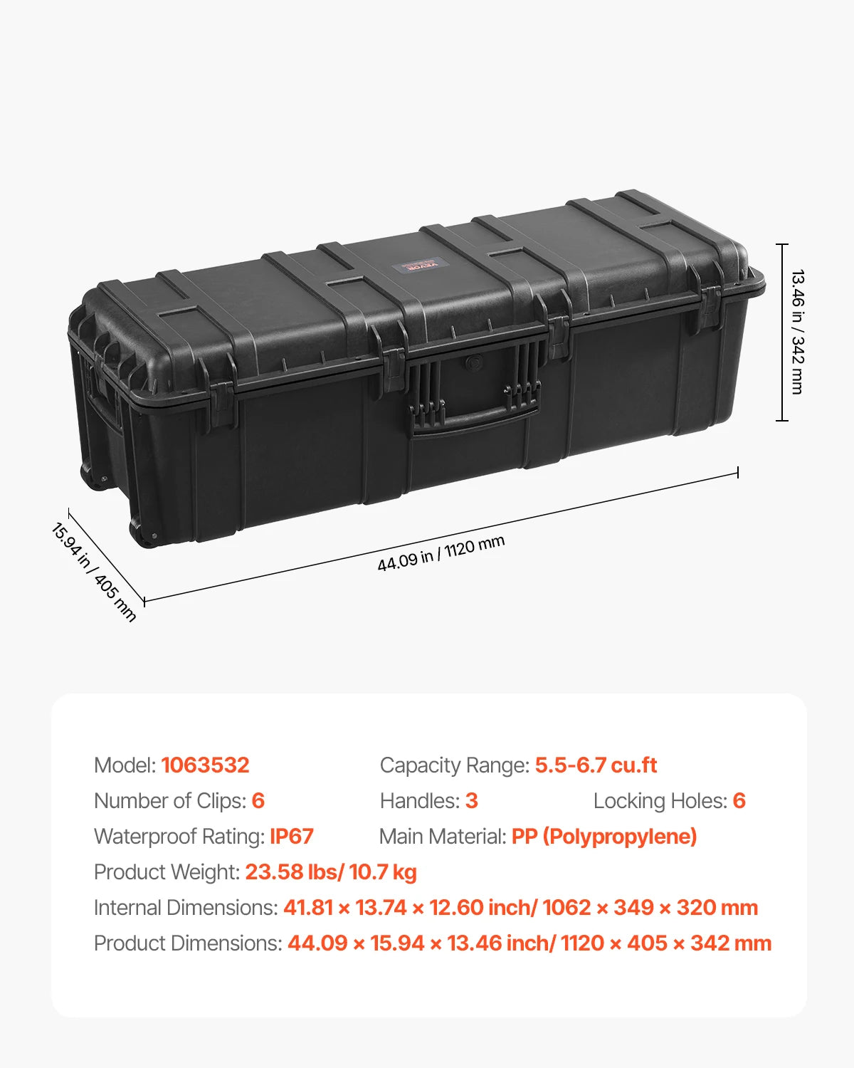IP67 Weatherproof Protective Case
