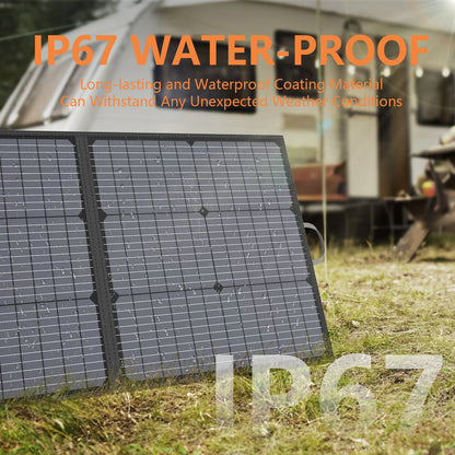 Portable Charger 40V 220W Foldable Solar Panel Kit