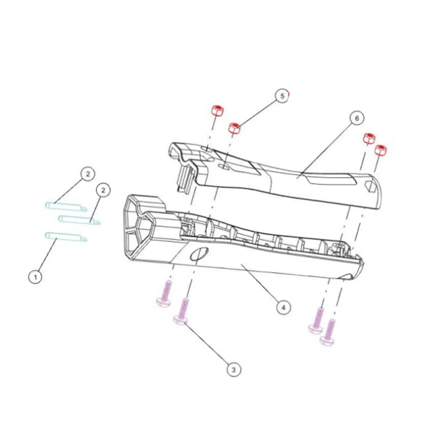 Golf Cart Charger Plug 3-Pin Triangle Connector