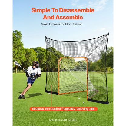 Hockey and Lacrosse Goal Backstop 12x9 ft Lacrosse