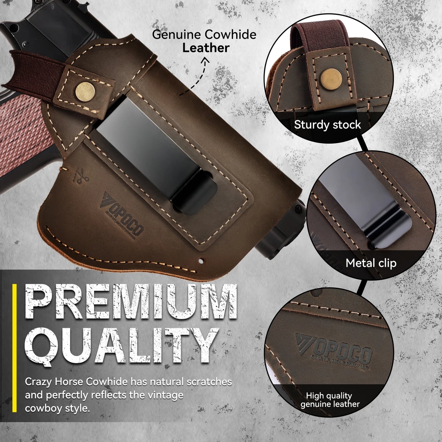 Leather 1911 Holster