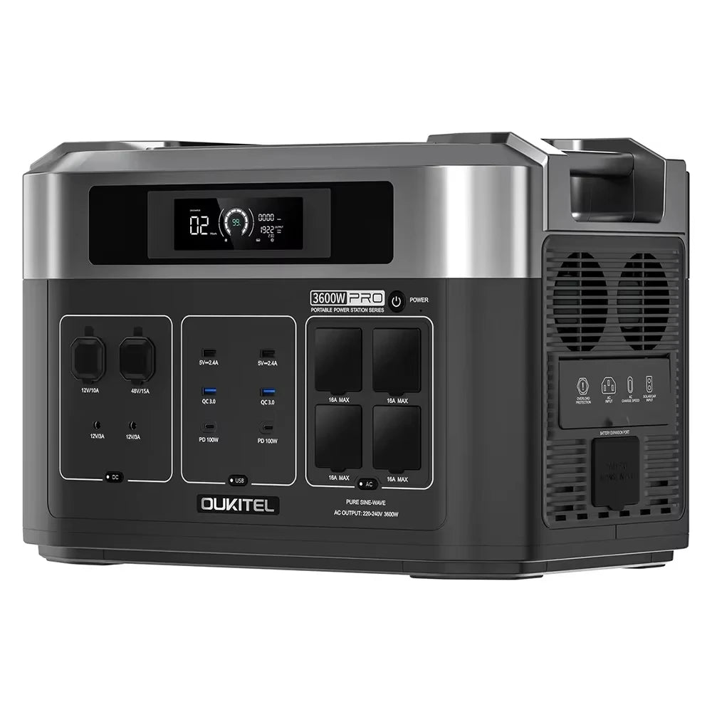 Portable Power Station 3300W Solar Generator