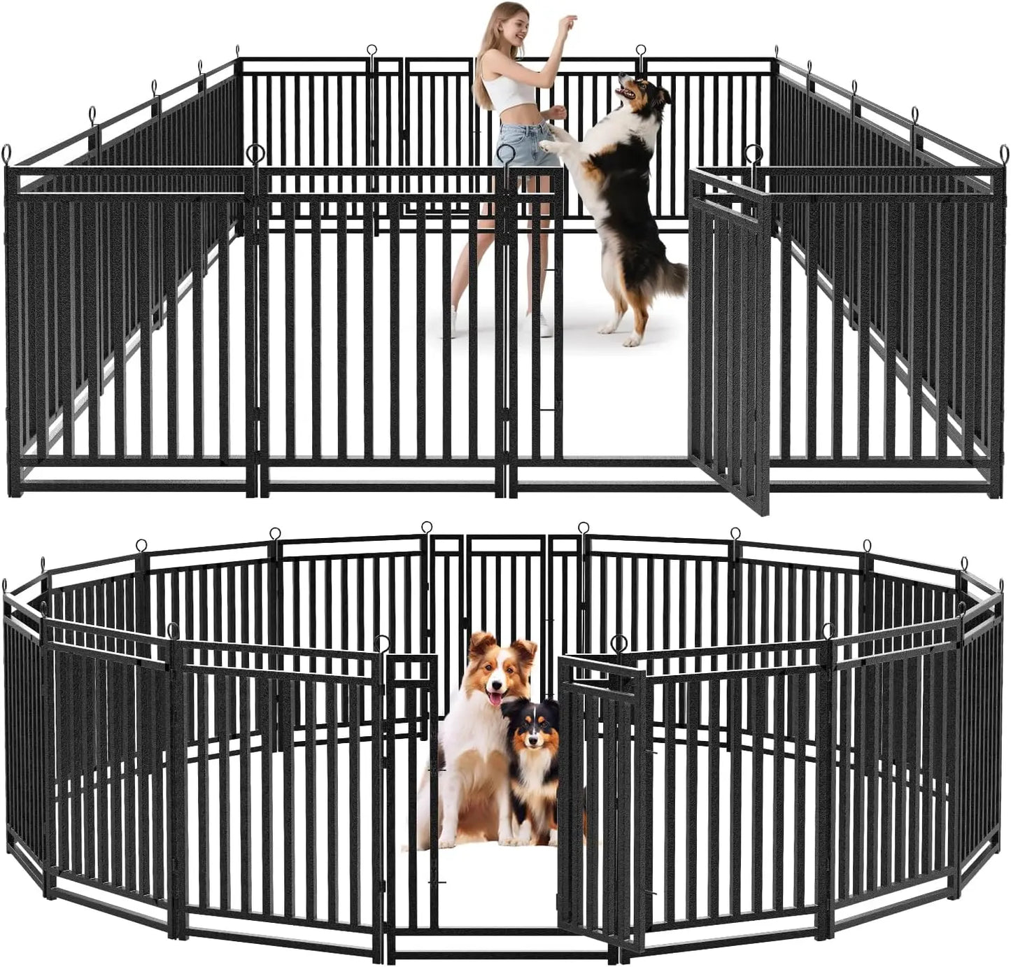 Dog Fence Outdoor Indoor, 40" Inch Height